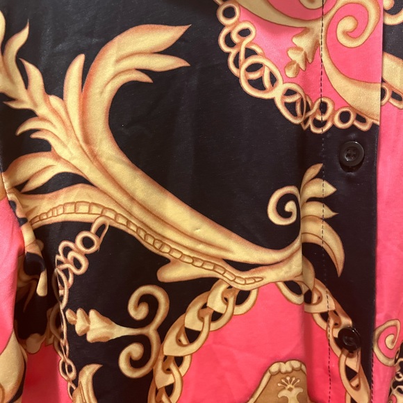 NWOT COLORFUL TWO PIECE WITH CROPPED TOP - Picture 2 of 15